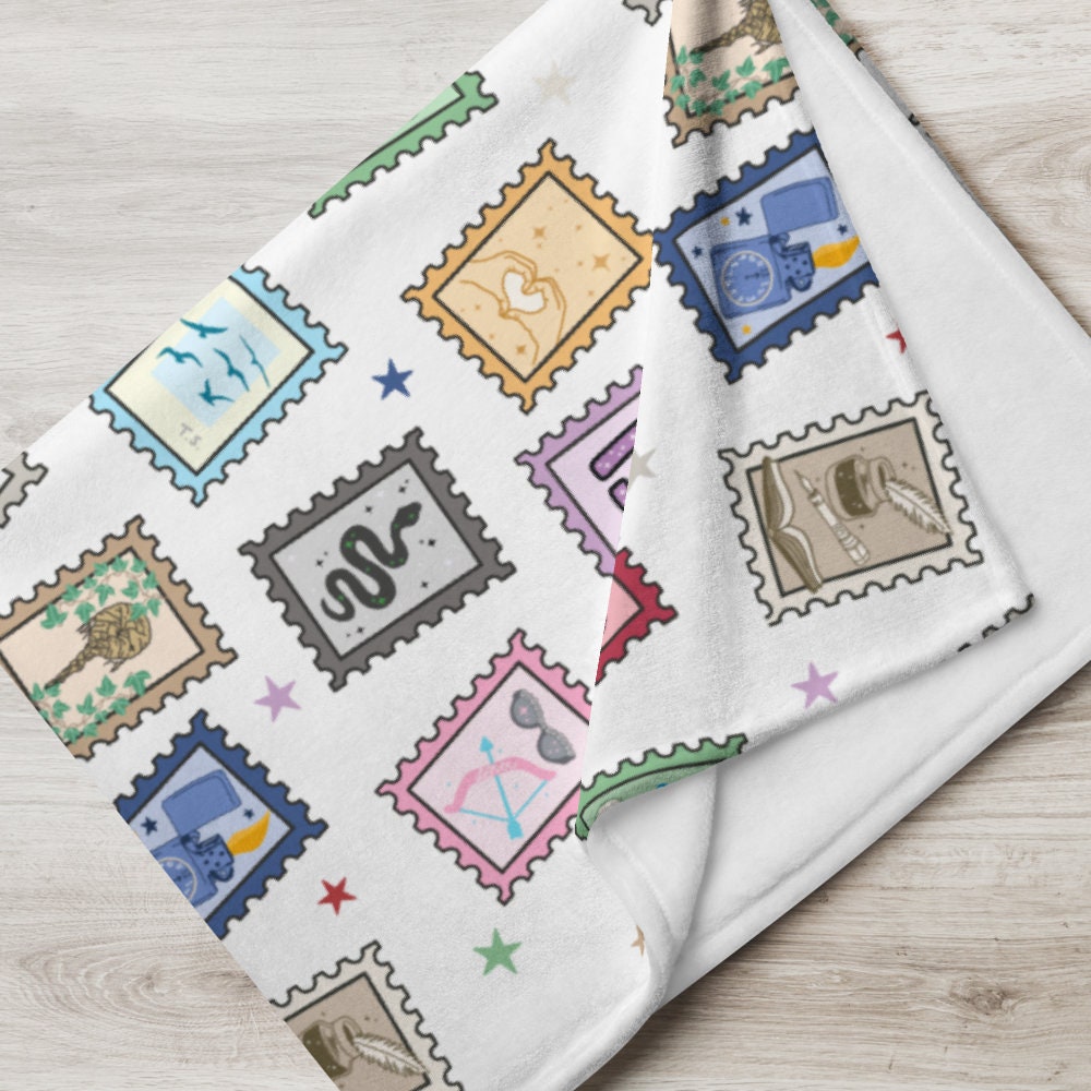 Eras Stamps Throw Blanket, taylor swift blanket, Taylor swift, merchandise, taylor swift lyrics, swiftmas, taylor swift albums, taylor swift