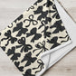 Black Coquette Bow Throw Blanket