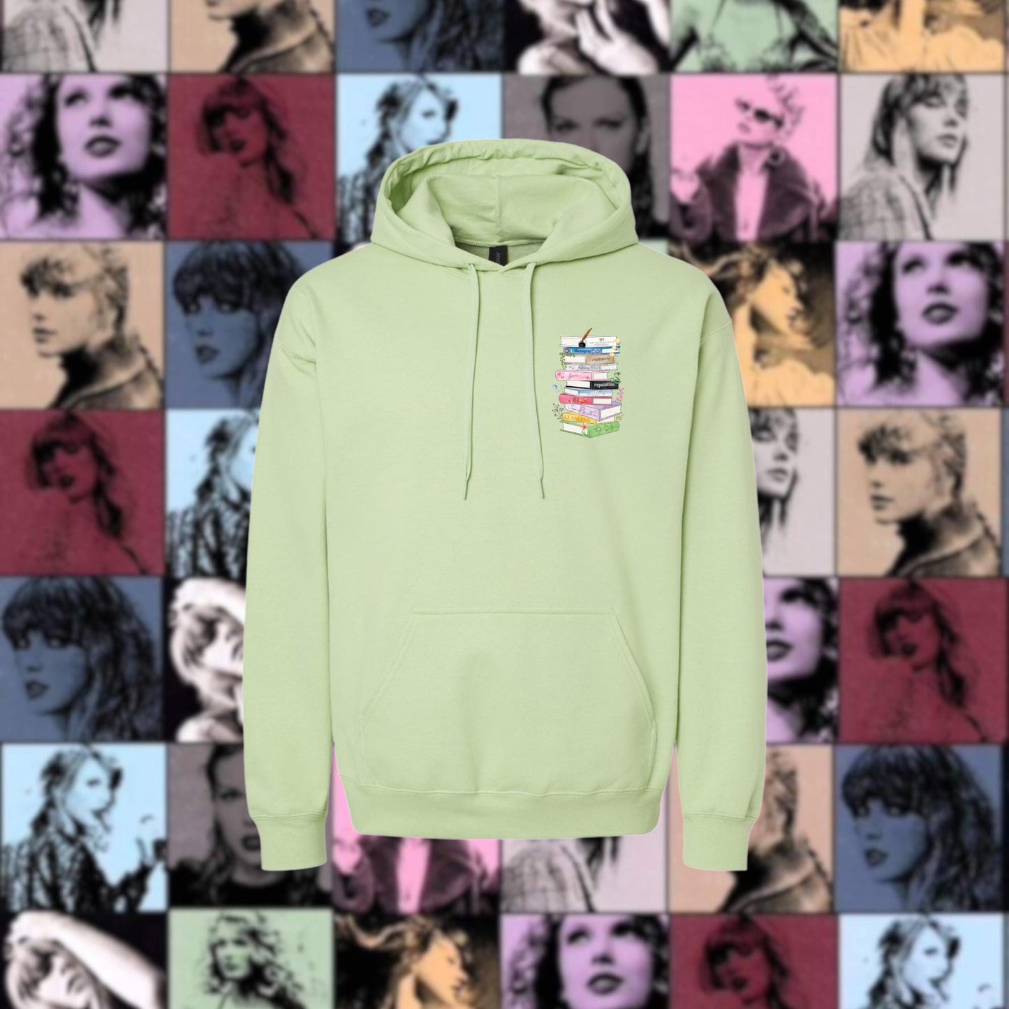 Eras Book Stack Hoodie,