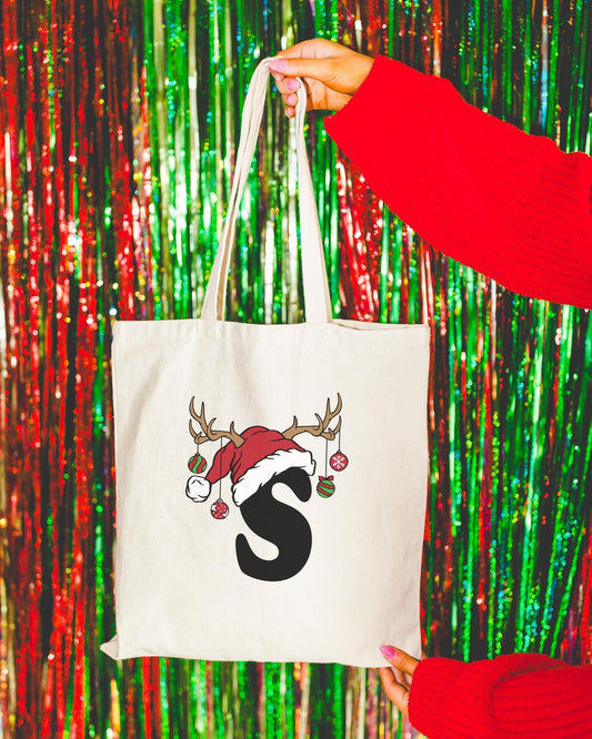 Christmas Letter Tote Bag