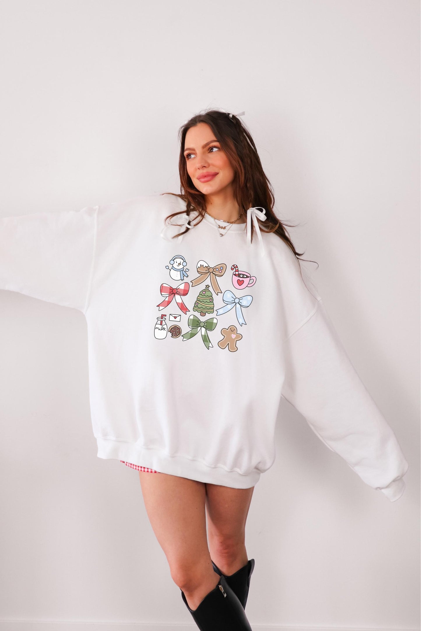 Christmas Bows Sweatshirt